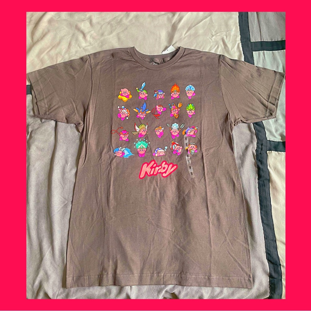 Kirby Powers Nintendo Graphic Tee Bundle